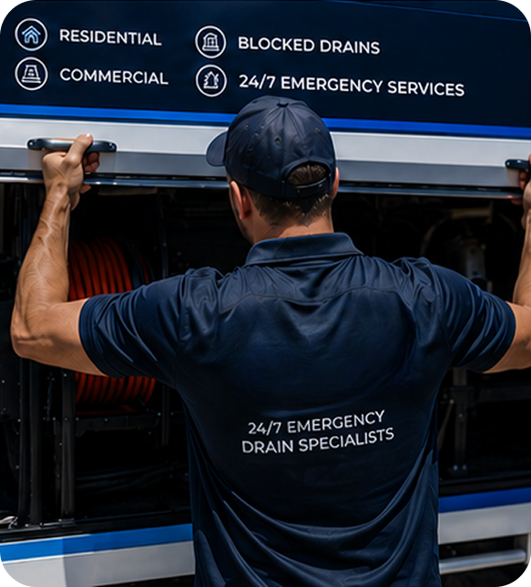Licensed blocked drain plumber servicing a Kellyville home